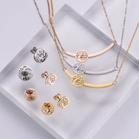 Stainless Steel 18K Gold Plated Rose Gold Plated Korean Style Plating Tree main image 1
