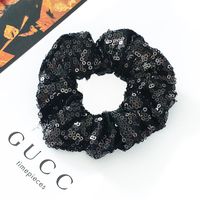 Sequined Fluorescent Simple Hair Scrunchies sku image 7