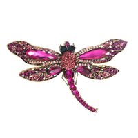 Fashion Cute Diamond Dragonfly Corsage Pin Accessories Alloy Brooch main image 5