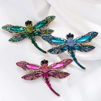 Fashion Cute Diamond Dragonfly Corsage Pin Accessories Alloy Brooch main image 1