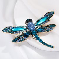 Fashion Cute Diamond Dragonfly Corsage Pin Accessories Alloy Brooch main image 6