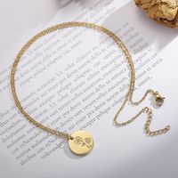 Fashion Flower Stainless Steel Necklace main image 3