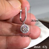 Exquisite Round Shiny Hollow Two-piece Earring Ear Clip main image 6