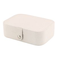 Modern Style Classic Style Solid Color Mixed Materials Flannel Jewelry Boxes main image 4