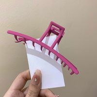 Fashion Summer Frosted Color Grip Large Shark Clip Hair Accessories sku image 9
