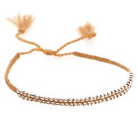 Simple Braided Rope Tassel Small Bracelet  Hot Sale  Small Commodities Handmade Jewelry Wholesale Nihaojewelry sku image 18