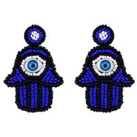 New Fashion Rice Beads Earrings Palm Rice Beads Earrings Wholesale sku image 5