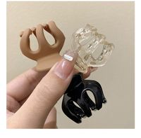Fashion New Fixed Frosted Solid Color Small Hair Clip Female Hair Accessories main image 1