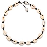 Liefert Europäische Und Amerikanische Künstliche Perlenkette Set 3-teiliges Set Kreative Einfache Zerbrochene Muschel Halskette Großhandel sku image 3