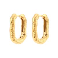 Fashion Geometric Plating Stainless Steel No Inlaid Gold Plated Earrings sku image 2