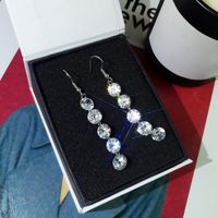 Fashion Elegant Shining Diamond Beaded Earrings Ornament Wholesale main image 2