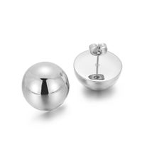 Fashion Geometric Stainless Steel 18K Gold Plated Ear Studs sku image 1