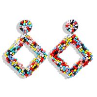 Fashion Geometric Beads Earrings Nhjq153553 sku image 12