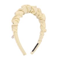 Fashion Solid Color Pleated Simple Inlaid Rhinestone Commuter Headband sku image 1