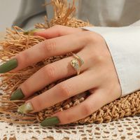 Fashion Copper Animal Rings Daily Zircon Copper Rings main image 2