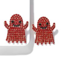 Baub Gleiche Legierung Perlen Strass Ohrringe Halloween Lustige Ohrringe Kreative Ohrringe Zubehör Jiaqi Schmuck sku image 4