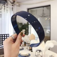 Korean Simple Hair Accessories Plastic Light Plate With Teeth Non-slip Color Headband Headband sku image 8