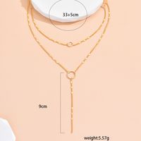 Mode Geometrisch Legierung Großhandel Halskette main image 5
