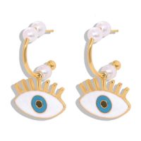 Korean New Alloy Eye Earring Fashion Earring Accessories sku image 6