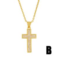 Fashion Cross Necklace Hot Selling Jewelry Cross Pendant Necklace Wholesale Nihaojewelry sku image 2