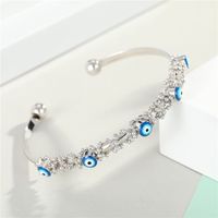 Coloré Dripping Eye Bracelet Plaqué Or Et Diamant Dames Bracelet Bracelet En Gros Nihaojewelry sku image 4