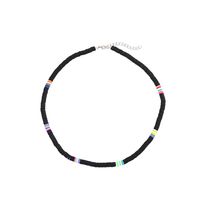 Fashion Casual Style Colored Soft Ceramic Choker Necklace Fashion 6mm Disc Necklace Wholesale Nihaojewelry sku image 10