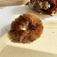 Cute Imitation Fur Leopard Hair Scrunchies sku image 2