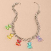 Fashion  Transparent Resin Necklace sku image 2