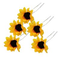 Fashion Sunflower Hair Plug Cute Hair Accessories Chrysanthemum Hairpin main image 3