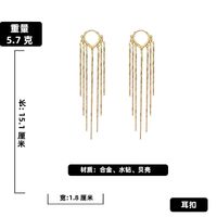 Fashion Simple Tassel Earrings sku image 2