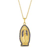 Heißer Verkauf Jungfrau Maria Halskette Anhänger Frauen Europäische Und Amerikanische Mode Neue Produkte Accessoires Notre Dame Anhänger Nkr14 sku image 2