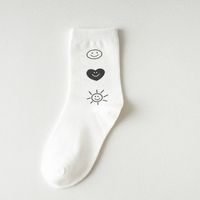 New Style Embroidery Planet Mid-tube Candy Color Socks Wholesale Nihaojewelry sku image 3