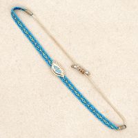 Fashion Bohemia Retro Ethnic Style Ribbon Diamond Bracelet For Women sku image 10