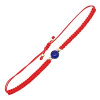 Erdbeer Naturstein Yoga Sieben Chakra Geburtsrot Seil Seil Armband sku image 17