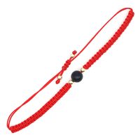 Erdbeer Naturstein Yoga Sieben Chakra Geburtsrot Seil Seil Armband sku image 16