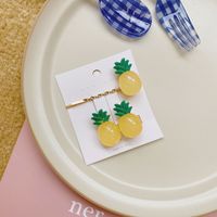 Corée Mode Fruits Mignons Dessin Animé En Trois Dimensions Pince À Cheveux Bec De Canard En Plastique Gros Nihaojewelry sku image 1