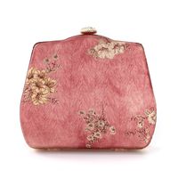 Dinner Bag New Chinese Style Handmade Ethnic Silk Evening Bag sku image 1