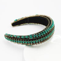 New Baroque Style Sponge Diamond Gemstone Headband Wholesale Nihaojewelry sku image 2