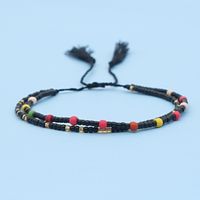 Fashion Wild Rice Beads Hand-woven Multi-layer Beaded Tassel Bracelet sku image 3