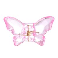 Pure Color Butterfly Girl Hair Trim  With Teeth Bangs Clip Wholesale sku image 5