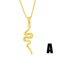 Fashion Creative Snake Clavicle Chain Necklace Wholesale sku image 2