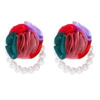 Hot Selling Fashion Simulation Flower Earrings Wholesale sku image 8