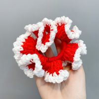 New Woolen Knitted Large Intestine Hair Scrunchies sku image 6