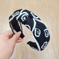 Hot Selling Fashion Women's Simple Fabric Smiling Face Knotted Headband sku image 6