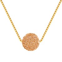 Exquisite Diamond Ball Pearl Necklace sku image 2