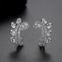 Fashion Earrings Fashion Korean Banquet Copper Stud Earrings sku image 2