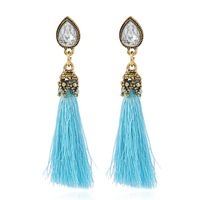 Womens Tassel Plating Tassel Alloy Earrings Nhnz122135 sku image 3