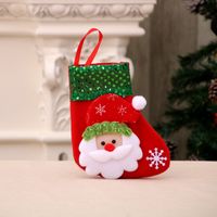 Santa Claus Sequin Christmas Socks Child Gift Bag Nhmv155594 sku image 4