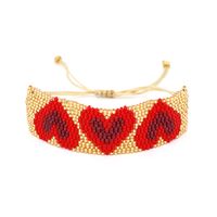 Womens Heart-shaped Hand-woven Miyuki Db Beads Bracelets &amp; Bangles Nhgw139807 sku image 2