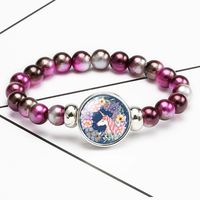 New Accessories Children's Cartoon Unicorn String Jewelry Bracelet sku image 4